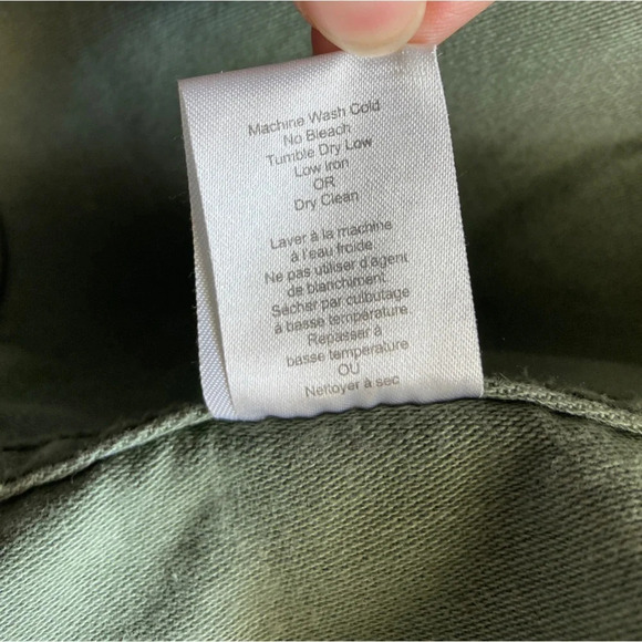 TNA Aritzia  Military utility button up patch cotton shirt Sz XS - Picture 9 of 11